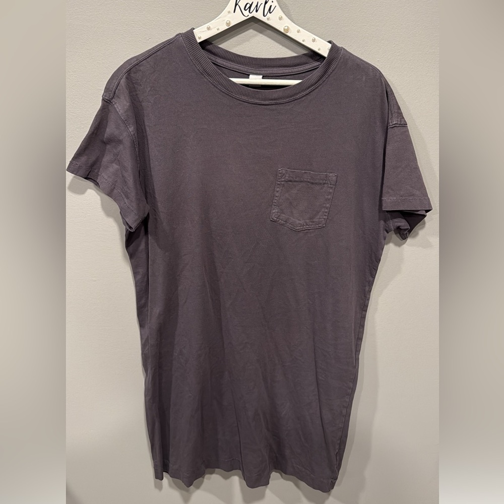 Gray T-Shirt Dress
